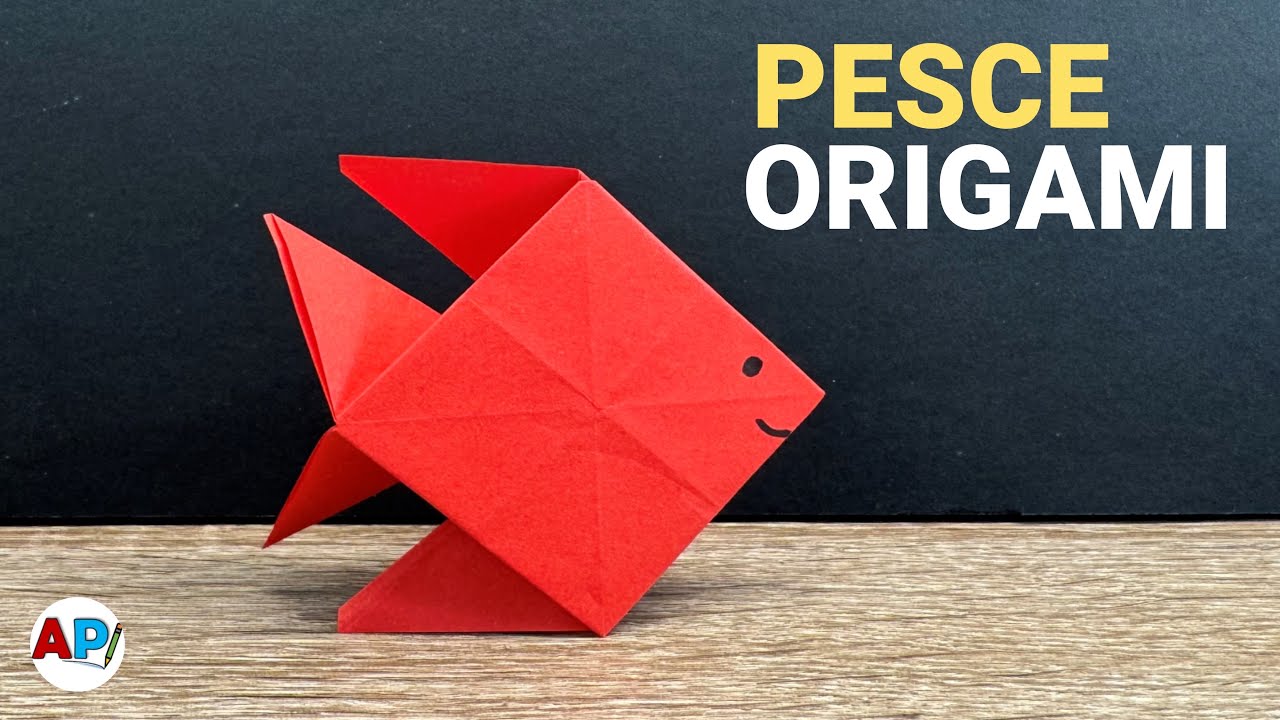 Origami: Come fare un pesce di carta passo passo 