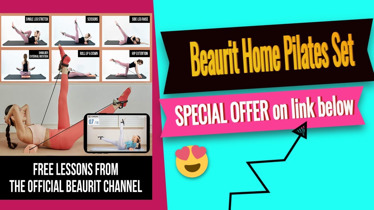Beaurit Home Pilates Set - best yoga accessories  Check It Out!