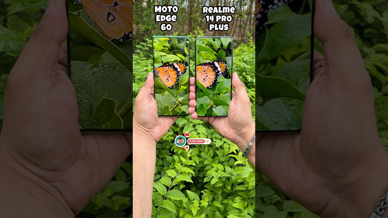 Moto Edge 60 Vs Realme 14 Pro Plus Camera Compare #shorts