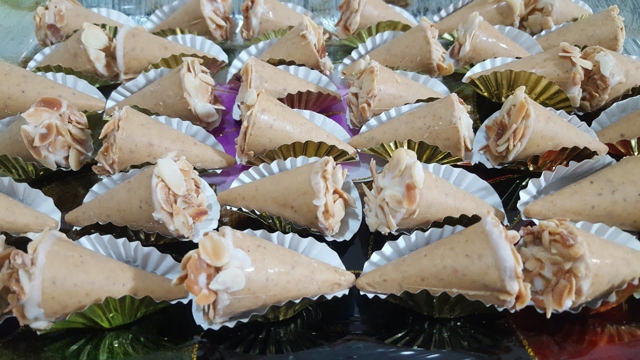 Cornet b Chocolat o Kawkaw - جديد حلويات بلا فرن كورني بالشكلاطة والكاوكاو شكل راقي ومداق روووعة