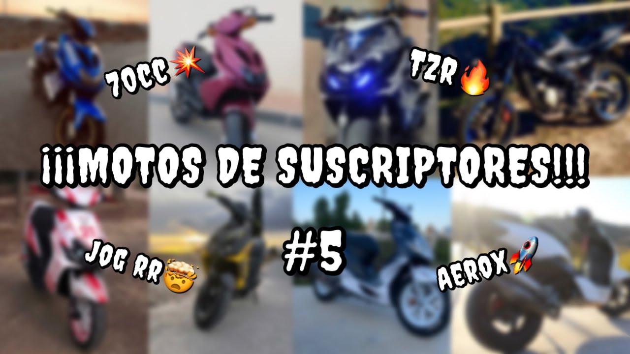 ¡¡¡MOTOS DE SUSCRIPTORES!!! #5 *JOG07RR*