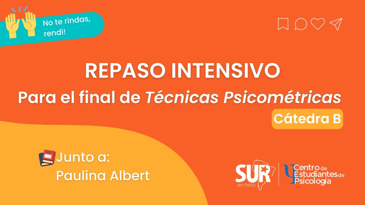 GRUPO DE ESTUDIO FINAL TÉCNICAS PSICOMETRICAS 