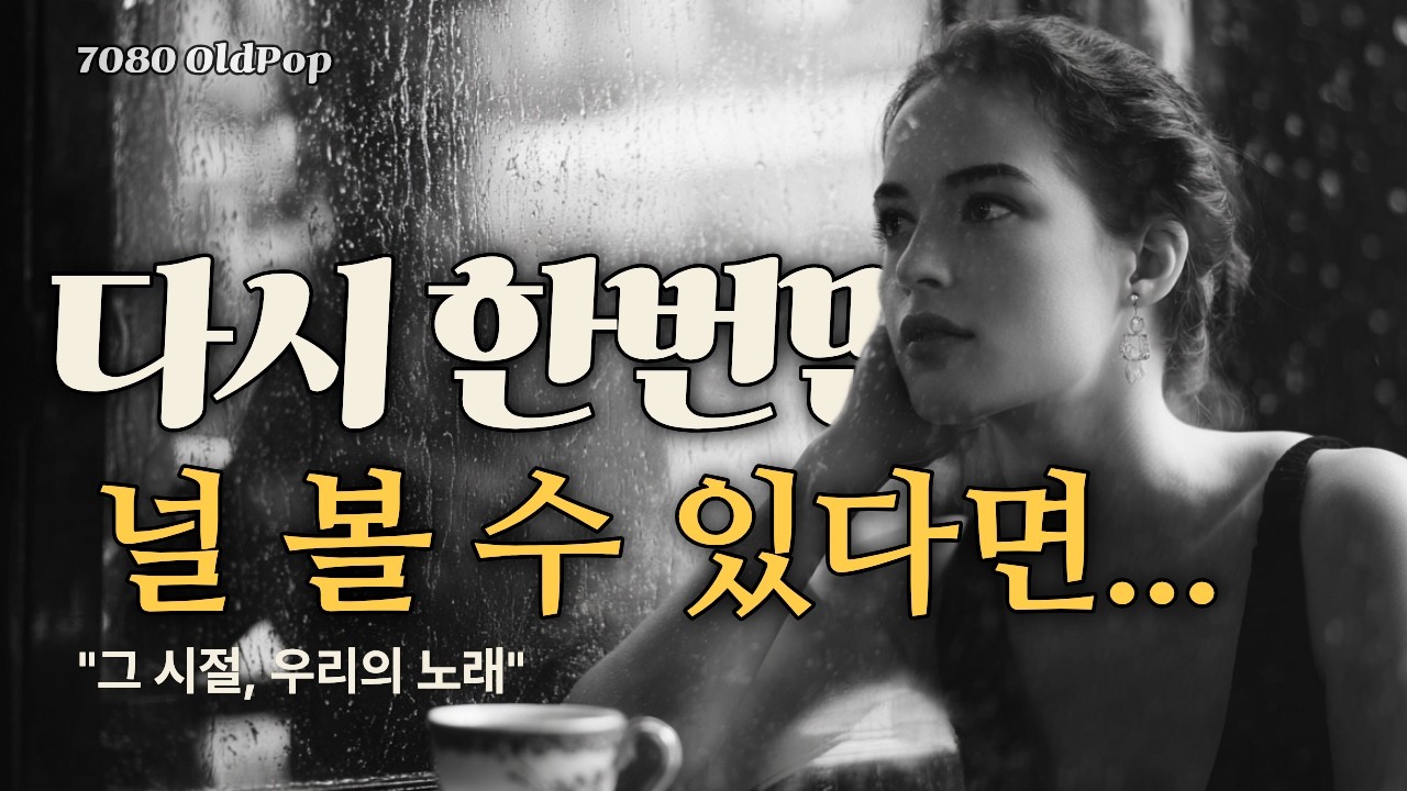 아무 생각 없이 틀어두세요. 복잡한 마음이 편안해지는 따뜻한 올드팝 플레이리스트 ☕