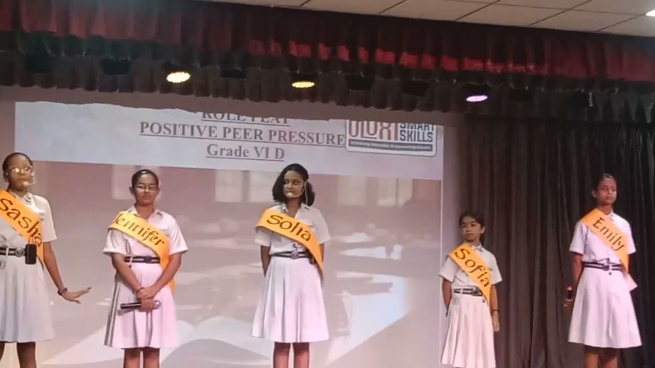 Positive Peer Pressure Skit by my daughter !!❤️#confidence #smartskills