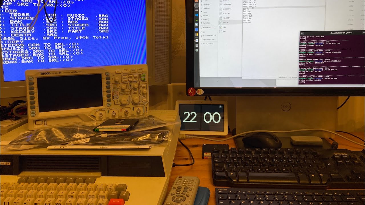 Copying Tim Follin's Music Source Files from Tatung Einstein to PC