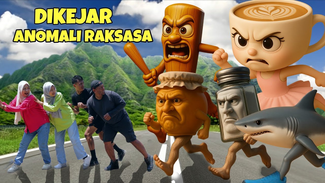 LARIIII !! SEMUANYA DIKEJAR ANOMALI RAKASA | CHIKAKU CHANNEL
