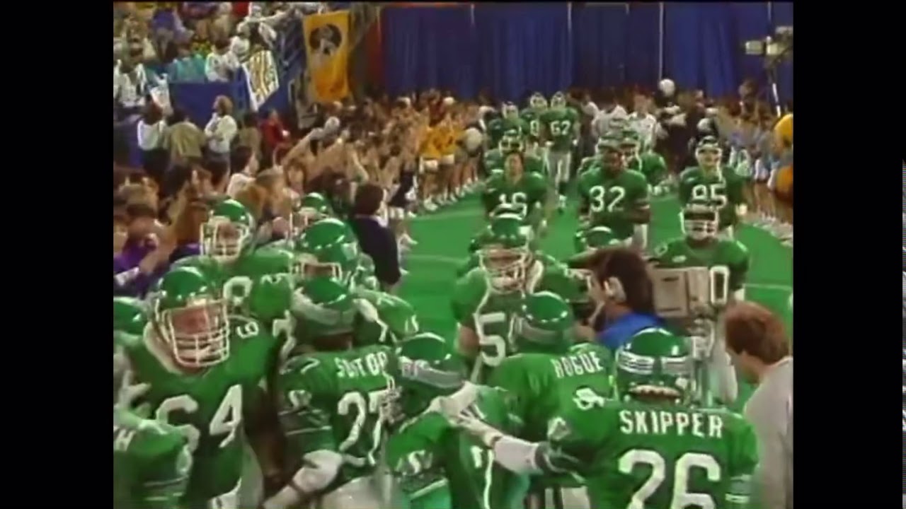 The Saskatchewan Roughriders Win The 1989 Grey Cup Over The Hamilton Tiger-Cats