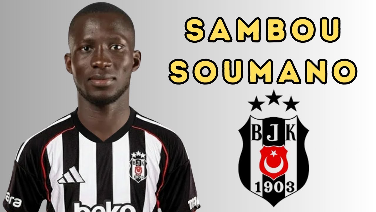 Sambou Soumano 🇸🇳 ⚫⚪ Beşiktaş Transfer Target  Powerful Striker, Goals, Speed & Finishing 2025