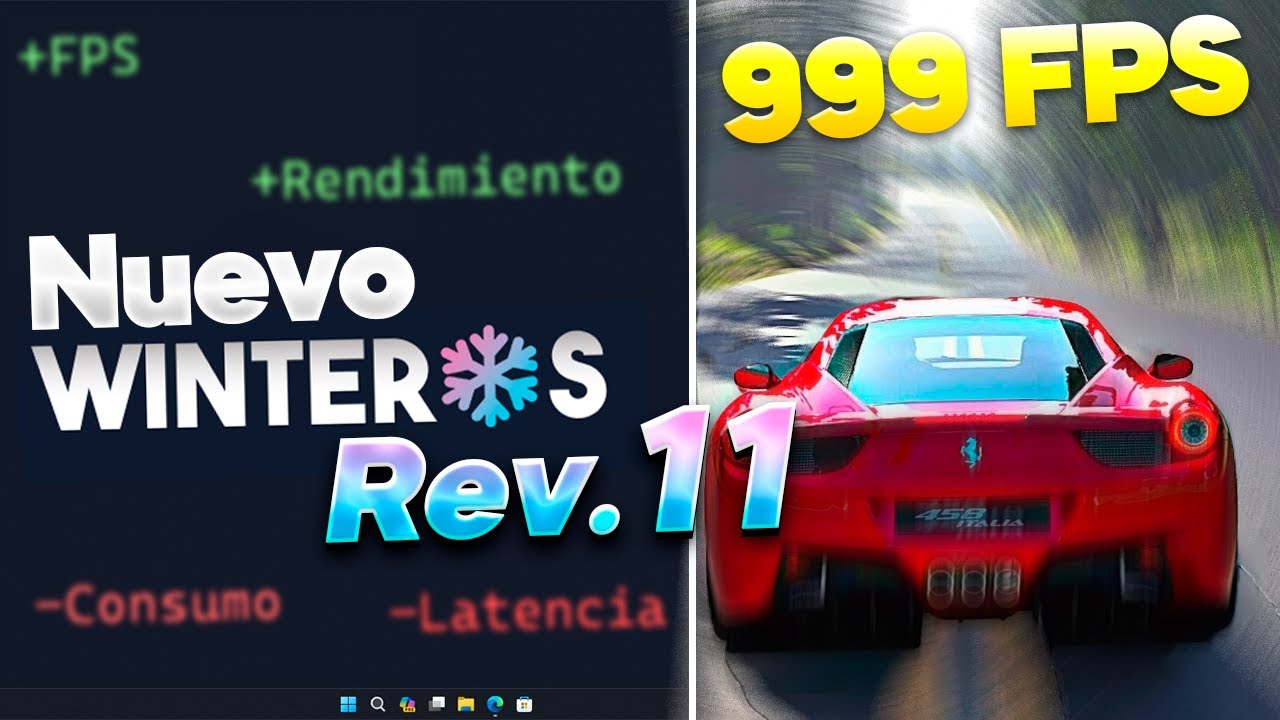 Windows personalizado y optimizado para juegos y producci&oacute;n WinterOS: Rev11