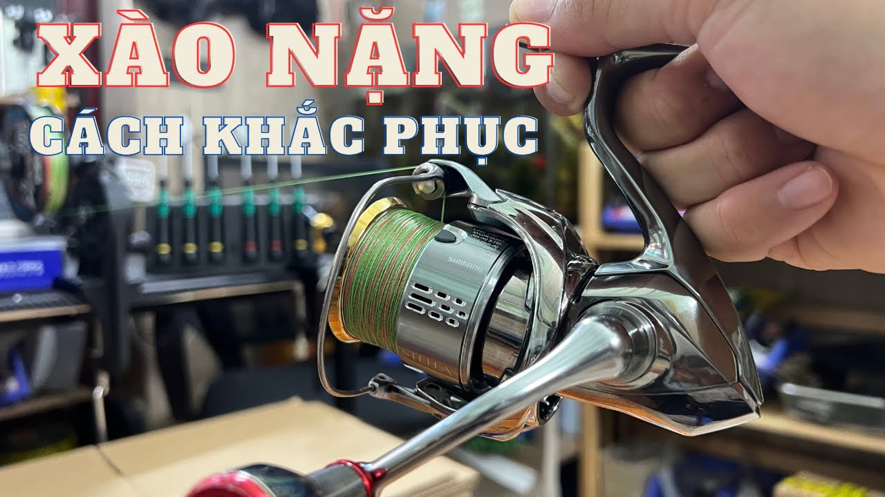 Chia sẽ cách khắc phục căn bệnh xào Roller rất khó chịu trên máy câu cá, Dungleo Fishing Tv