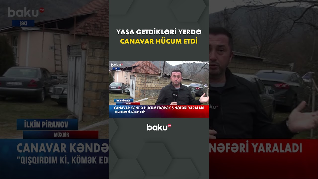 Şəkidəki dəhşətli hadisə barədə təcili məlumat - Baku TV