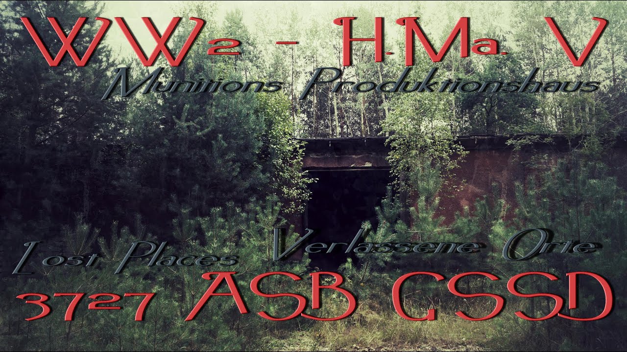 WW2 Munitionsanstalt V + Abf&uuml;llstelle Kampfstoffe MUNA Produktionsh&auml;user Lost Places 195 ~ 09/2015
