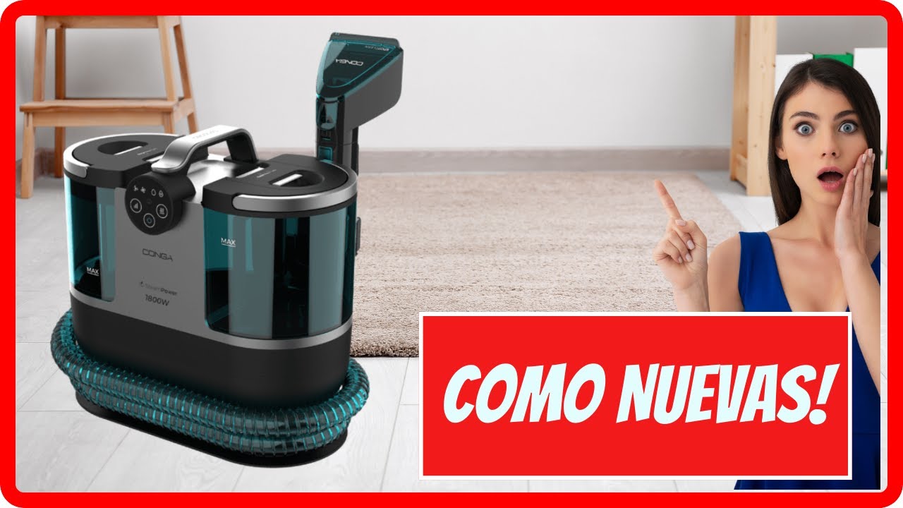 Hemos probado 💦 Conga 7000 Carpet&Spot Clean Steam XXL | Limpiadora de tapicer&iacute;as con vapor