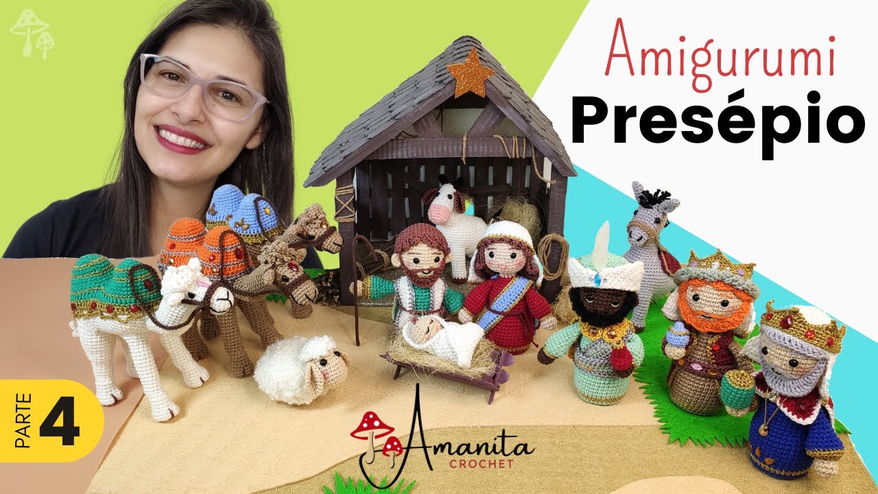 ∙∘○ amigurumi ○∘∙ Presépio » 4/12 | Sagrada Família | Maria e Menino Jesus