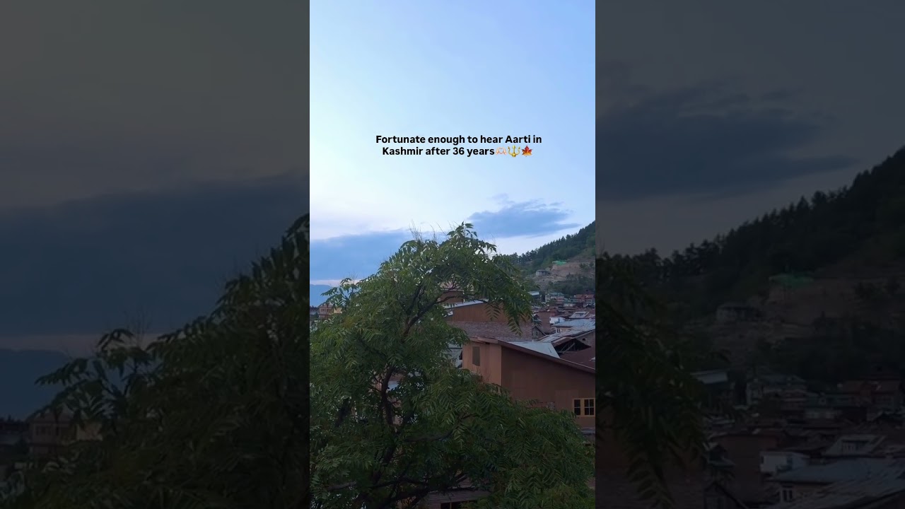 Aarti Echoes in Kashmir After 36 Years | A Moment of Faith, Hope and Renewal