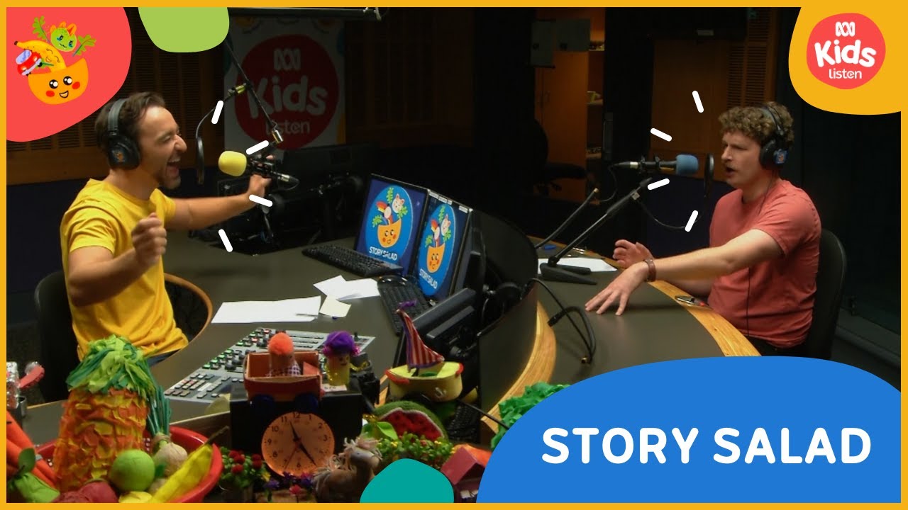 Unicorn, Mat, Stressball 🦄 🔲 🏐| Story Salad 🥗  | ABC Kids