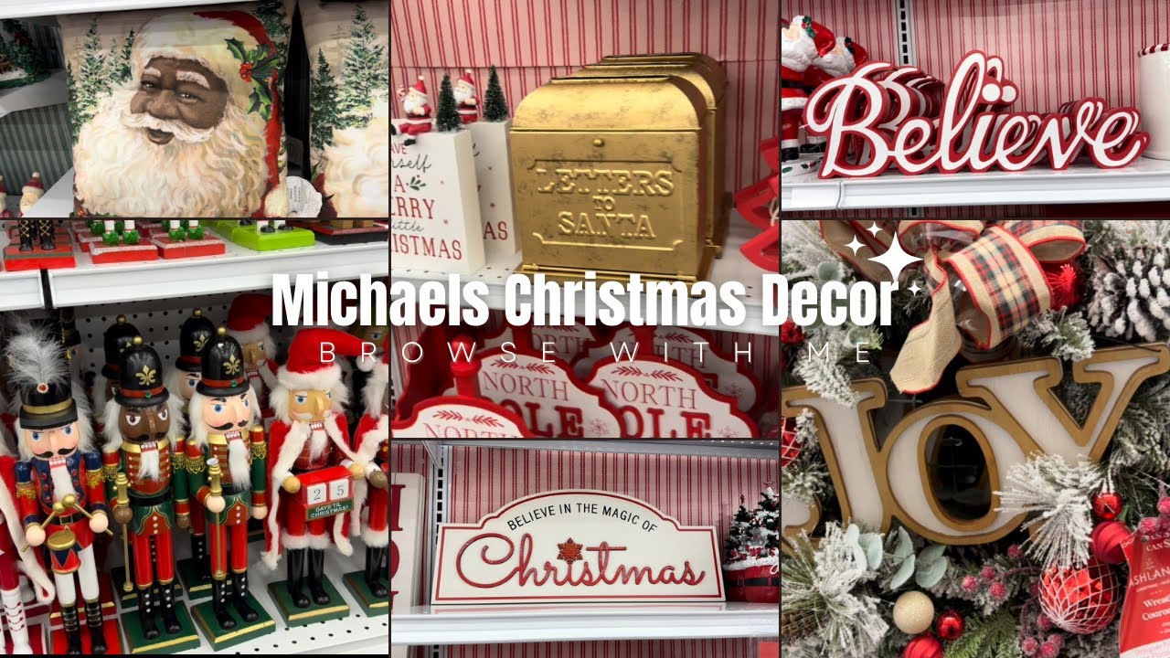 Michaels Christmas Holiday Decor 2023 | Browse With Me | KWatsTV