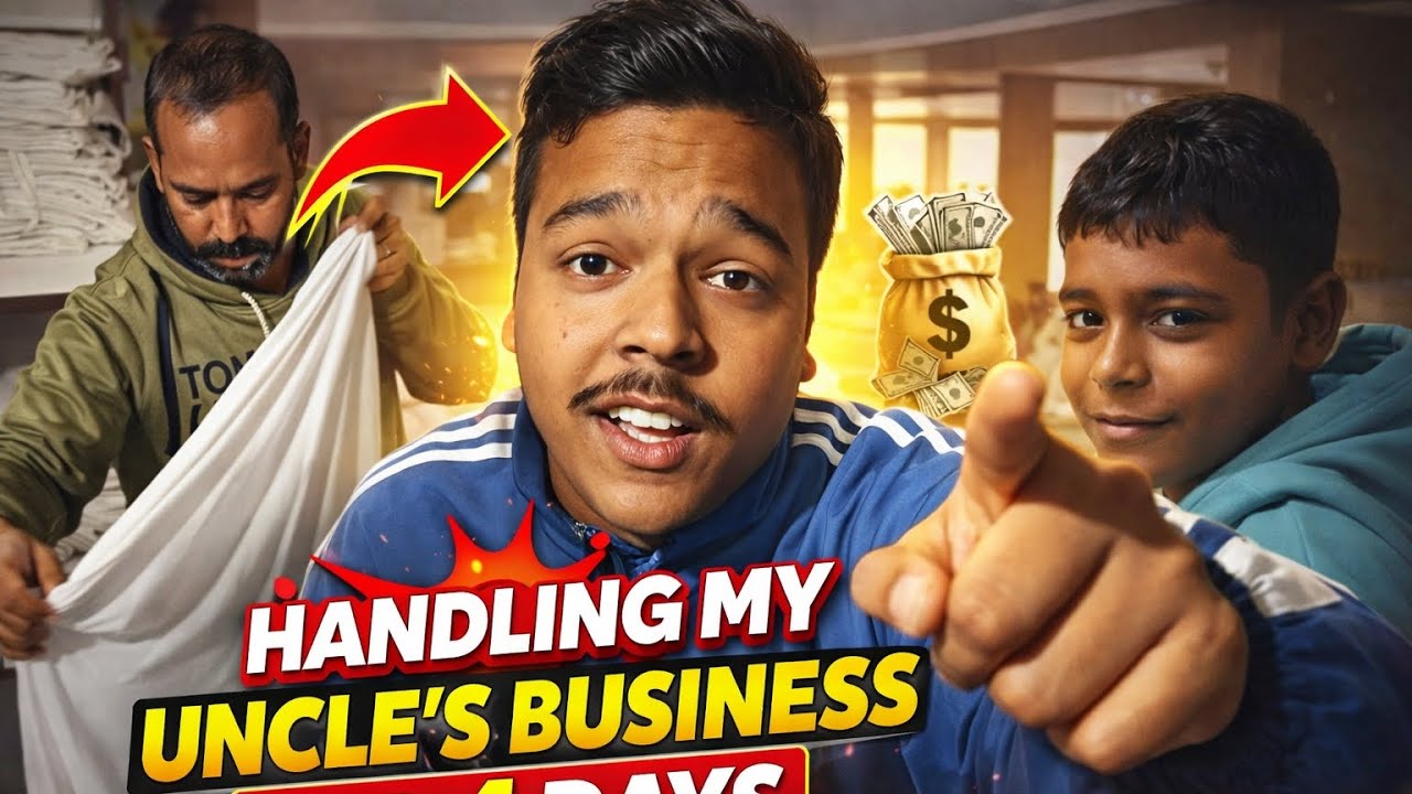 HANDLING MY UNCLE'S BUSINESS FOR 4 DAYS😅 || 4 Days Challange😉 ||