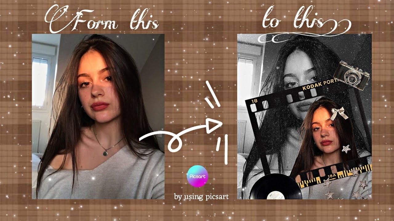 How I Edit Vintage Instagram Posts & Stories|picsart aesthetic tutorial 🧋