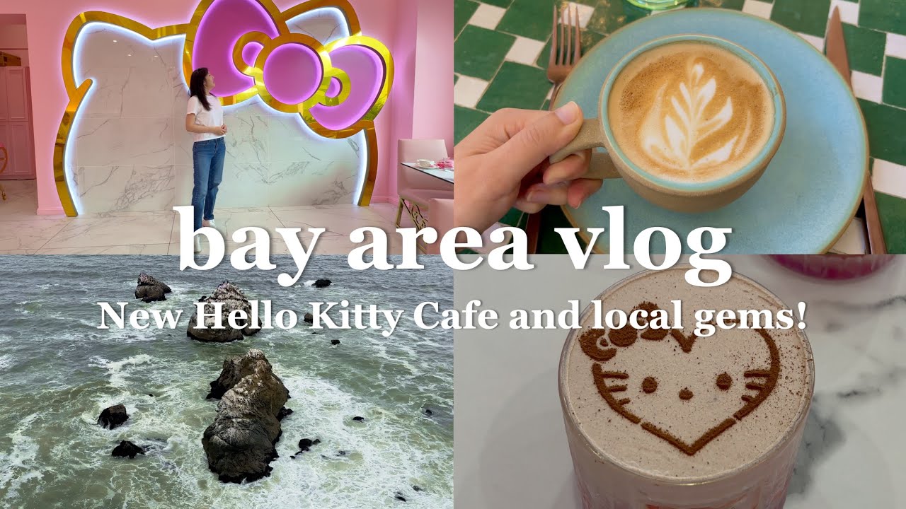 Weekend Vlog | New Hello Kitty Cafe 🎀, Pacifica hiking, brunch spots, matcha in the Bay Area