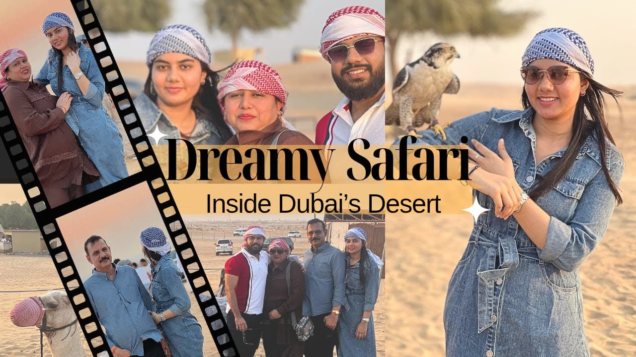 Desert safari me kare maze🥳 #dubaivlog