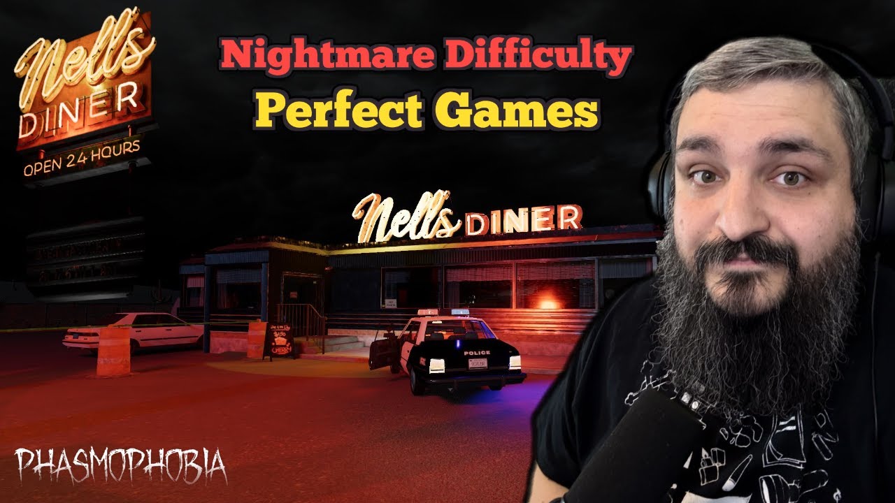Nightmare Difficulty On The NEW Diner Map! | Phasmophobia