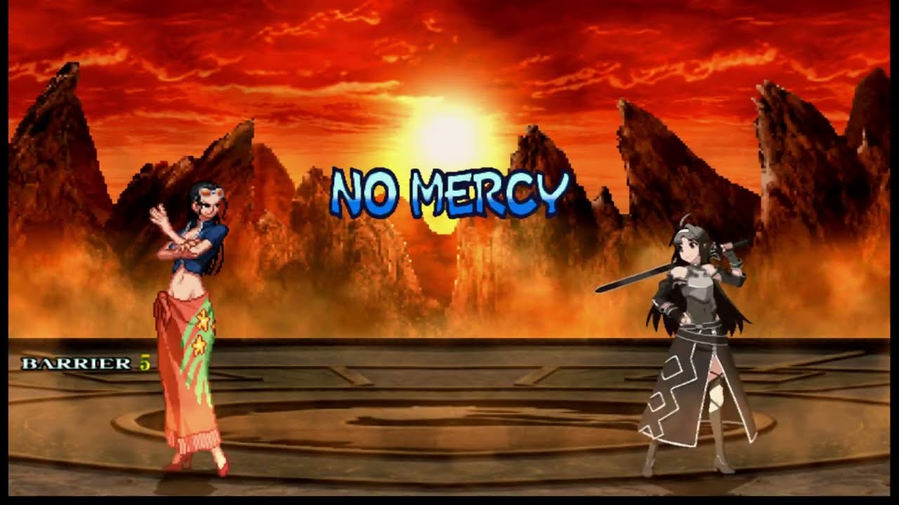 [4K] MUGEN: ETB – Robin, Dante, Tager, Sagat vs Yuuki, Goddess Athena, Bardock, Super Mario