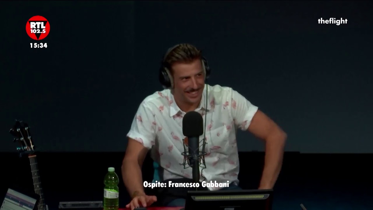 Francesco Gabbani a RTL 102.5: 