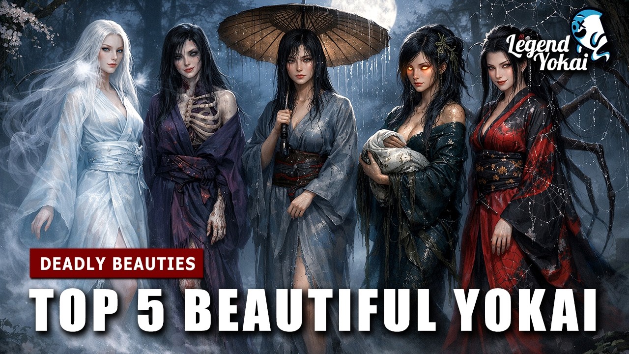 5 Beautiful Yokai From Japanese Urban Legend & Folklore