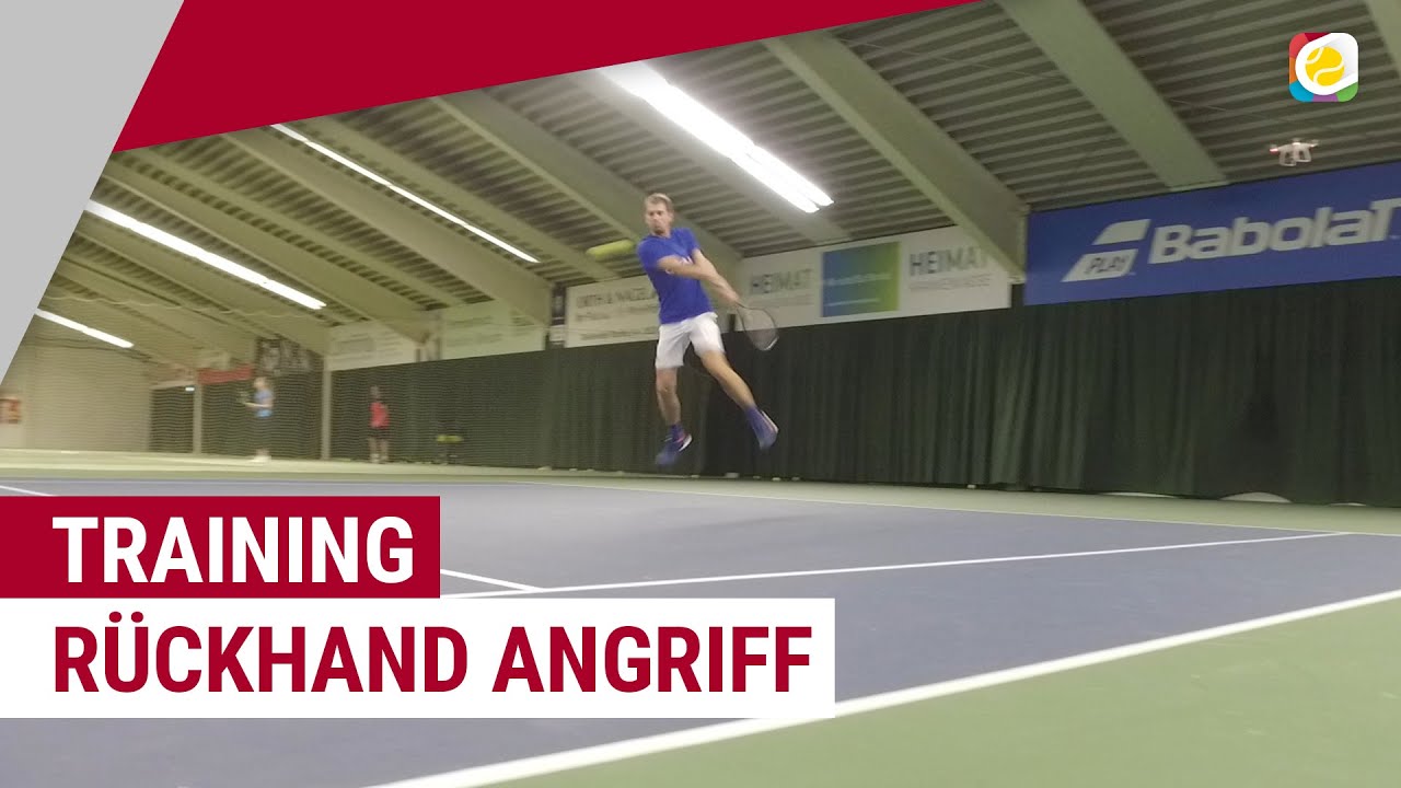 R&uuml;ckhand Angriff | Tennistraining | myTennis