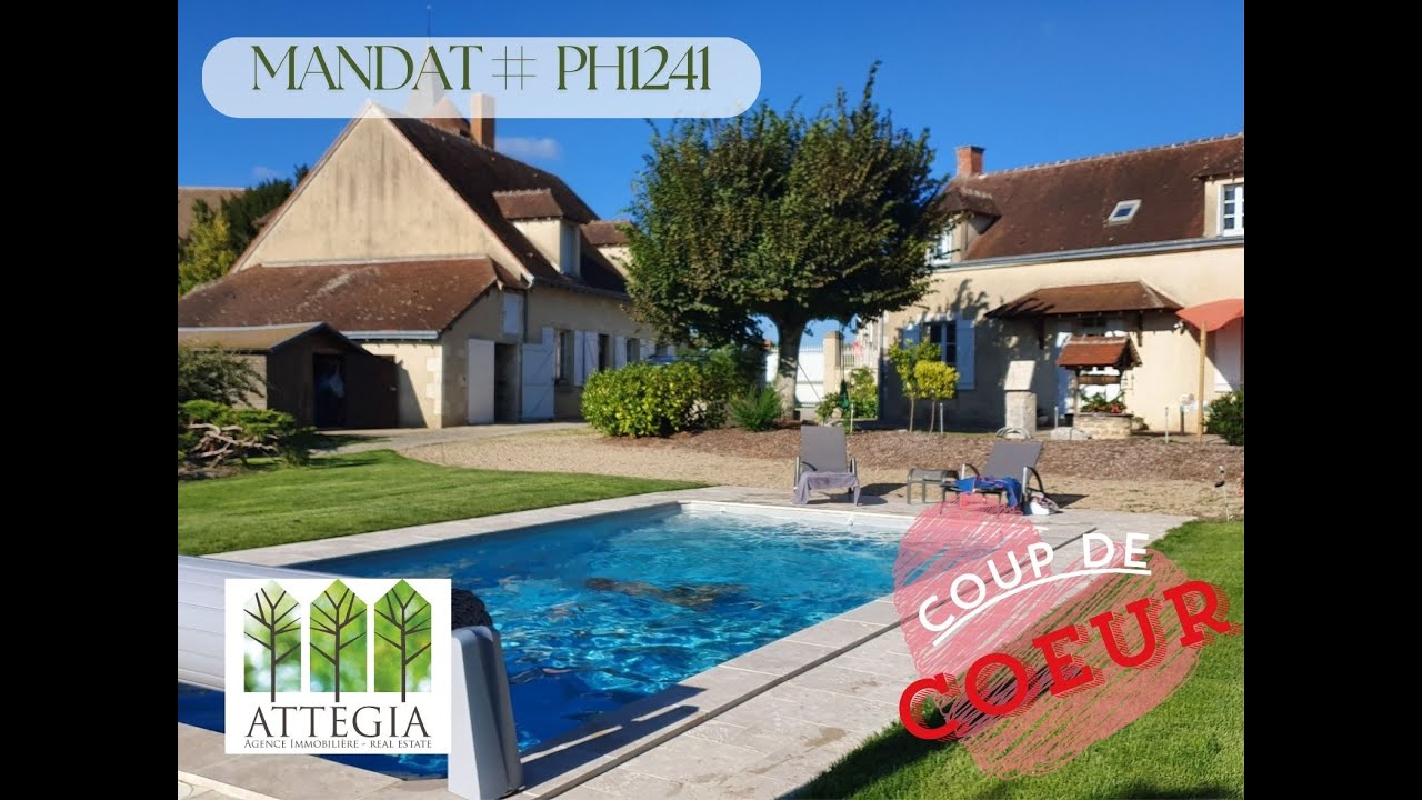 🏡 Virtual Tour - 5 Bedroom House with 3 bedroom gîte  | La Berthenoux (36) |  #PH1241 | €319,999