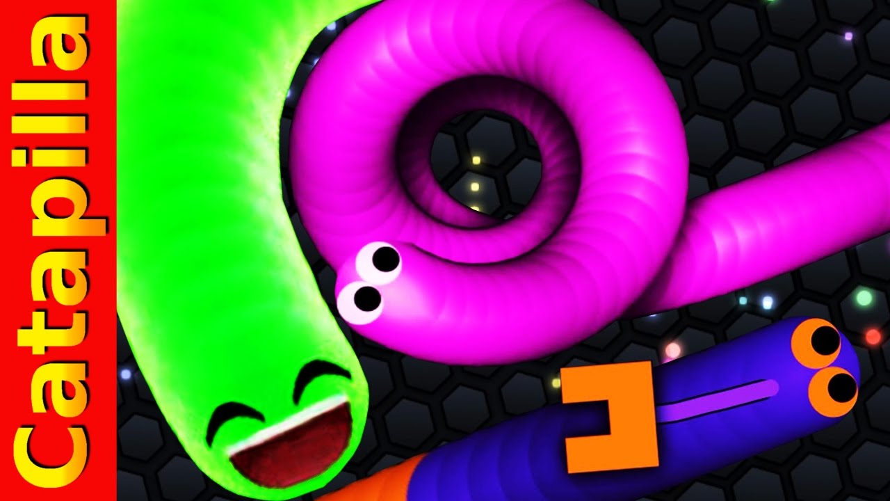 Slither.io Gameplay Master Snake vs King Snakes. Slitherio Epic Funny Moments.