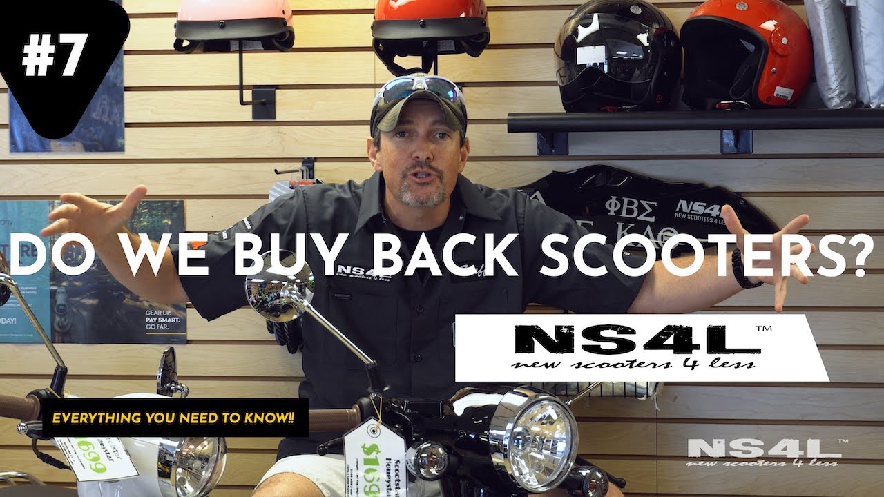 Does New Scooters 4 Less Buy Back Used Scooters? | NS4L Scooter FAQs