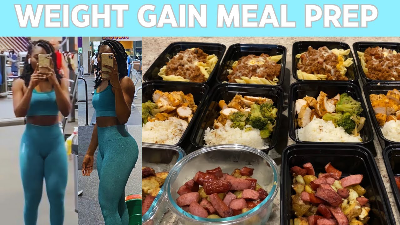 WEIGHT GAIN MEAL PREP | EP 1 Bulking Series | Pasta , Roasted Potatoes & Chicken Breast