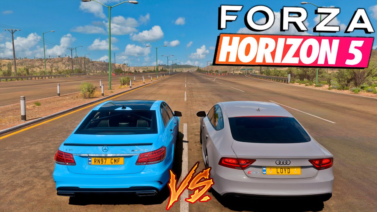 AUDI RS7 VS E63S - FORZA HORIZON 5 GAMEPLAY ONLINE
