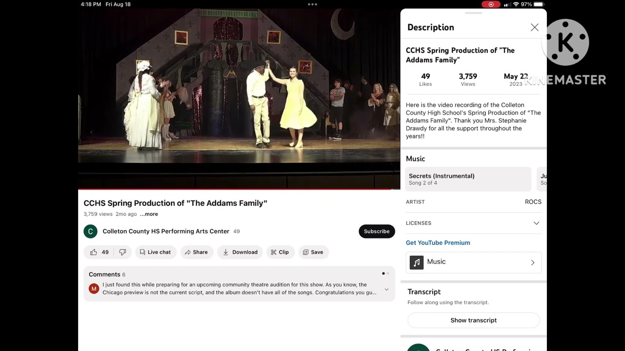 The Addams Family Musical: Bows (Instrumental)