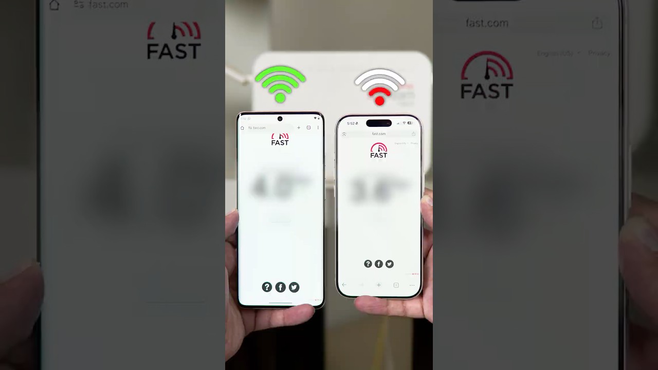SHOCKING! Android vs iPhone - WiFi Test 🛜 