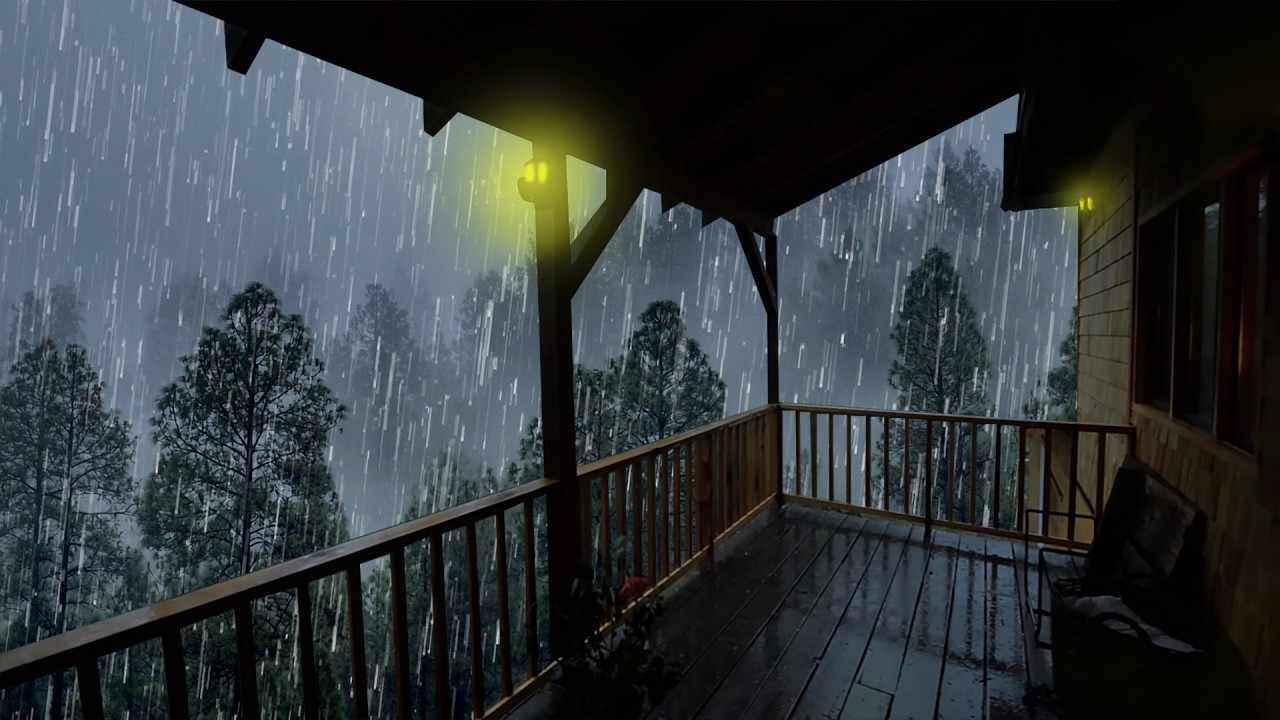 Lluvia Relajante Para Dormir - Sonido de Lluvia y Truenos - Rain Sound for Sleeping, Relax 204