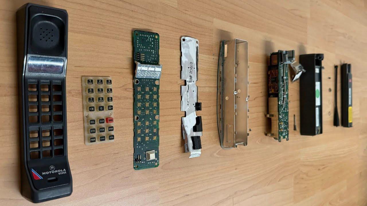 Motorola Dynatac 8500X teardown dissasembly reassembly