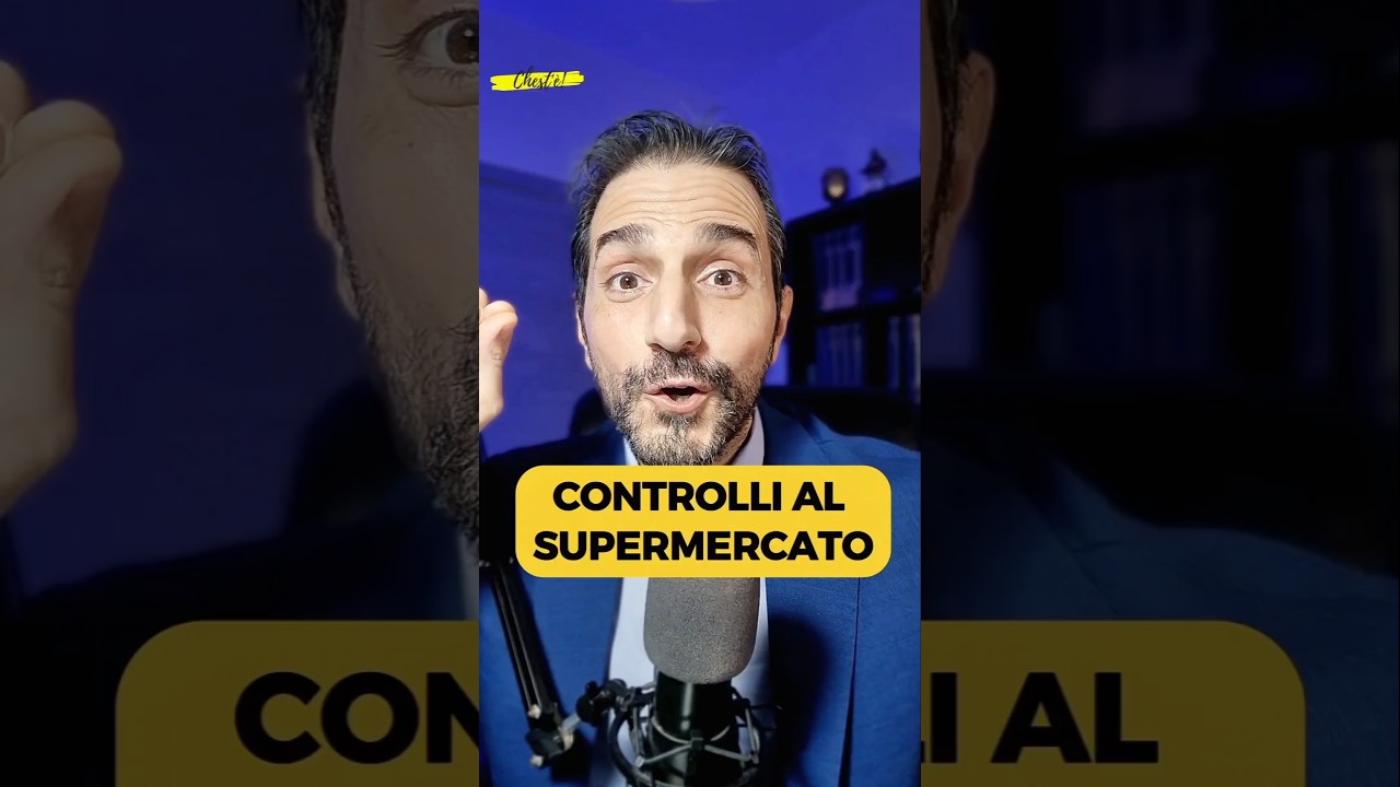 Controlli al supermercato: volevano farmi pagare una cosa che avevo acquistato altrove.