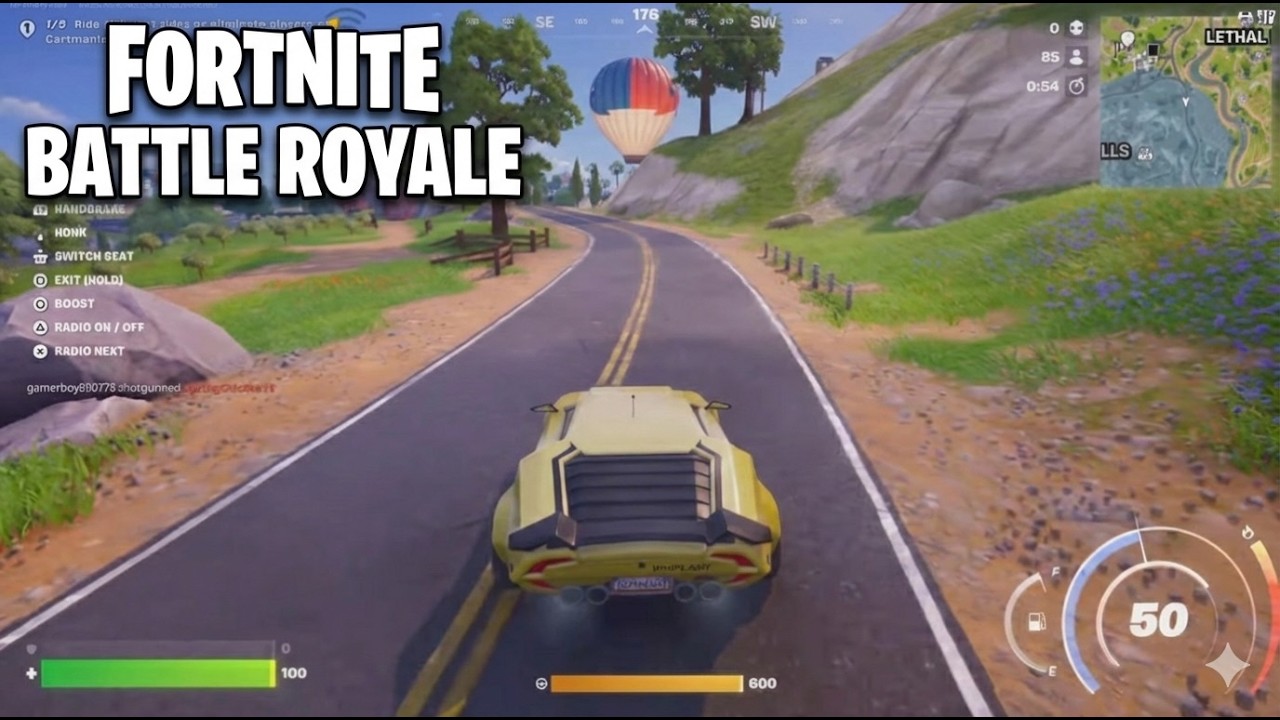 Fortnite - Car Driving - Hindi Commentary