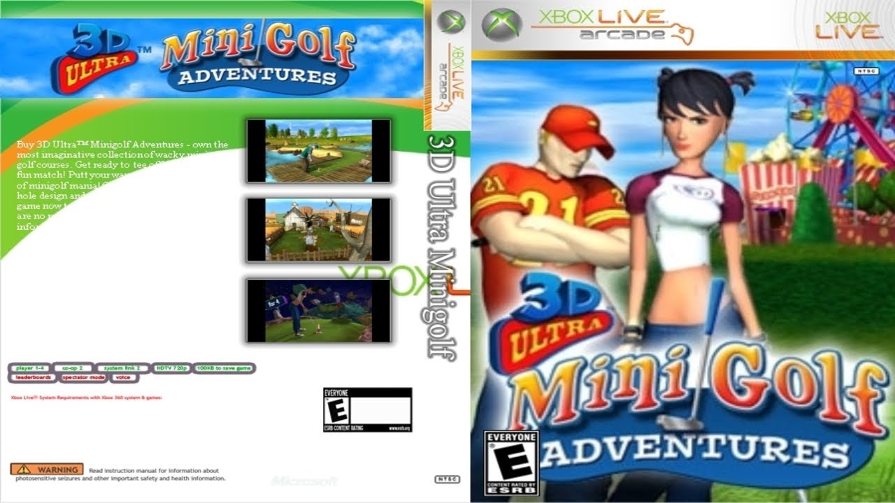 3D Ultra Minigolf Adventures (2006)  - Full Gameplay | XBOX 360 ARCADE  |   UHD | 4K |