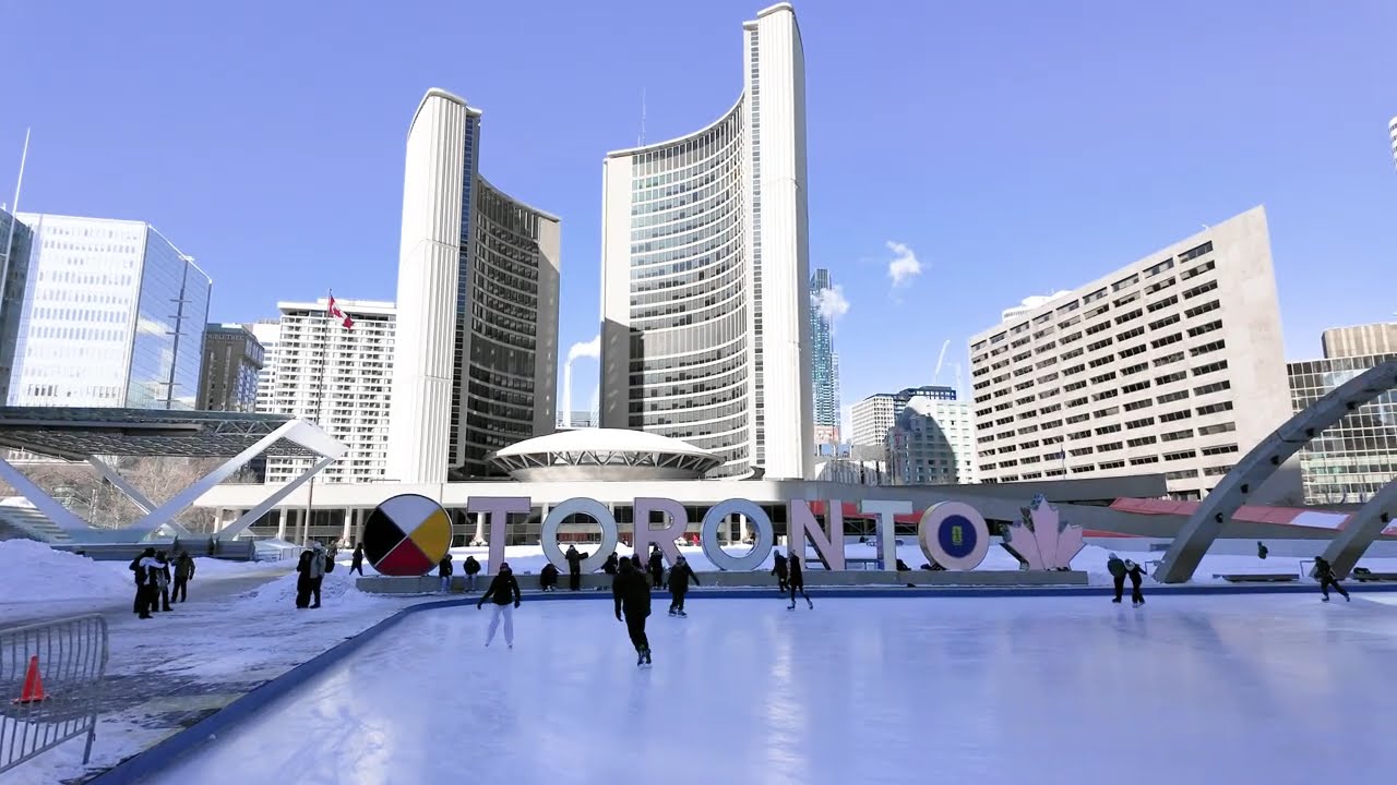 Toronto Winter Walk 🇨🇦 | Quiet Daytime City Life POV 4K