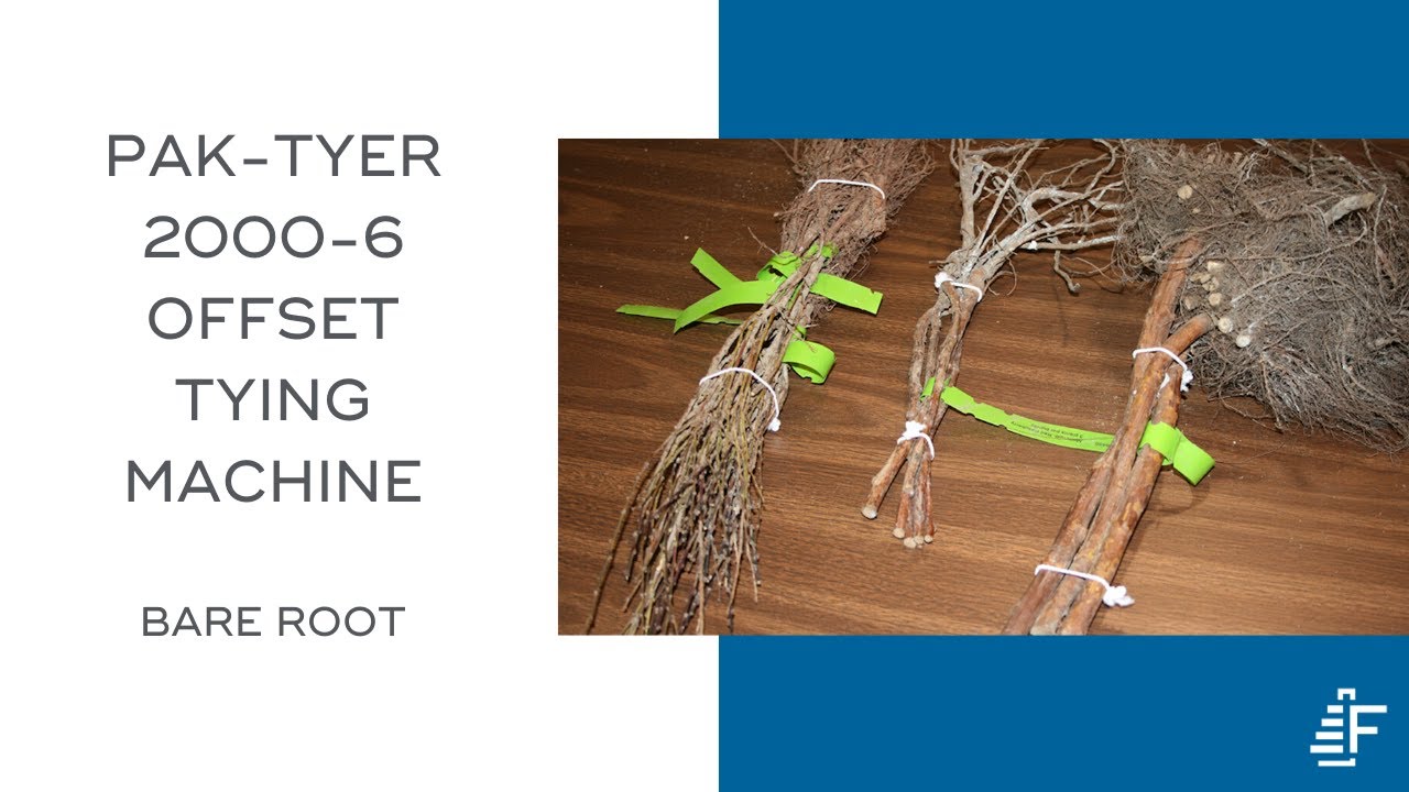 Bare Root Tying Felins Pak-Tyer Offset Elastic Tying Machine