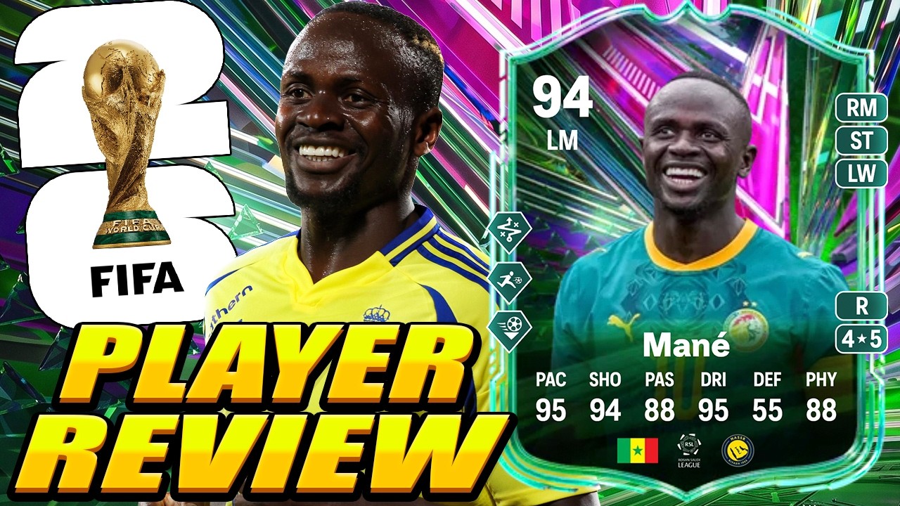 Он абсолютно имба в FC 26&hellip; 🔥🇸🇳 Обзор Садио Мане с рейтингом 94 Path To Glory! Обзор игрока Мане с...