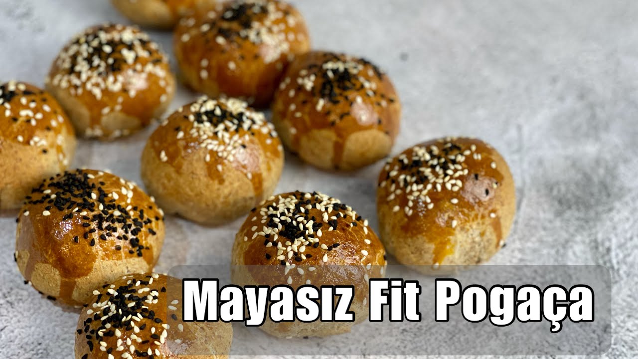 FİT MAYASIZ POĞAÇA | BUNS WITH CHEESE FILLING