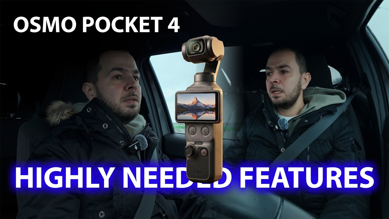 DJI Osmo Pocket 4 - the most important features that are not available on the Osmo Pocket 3