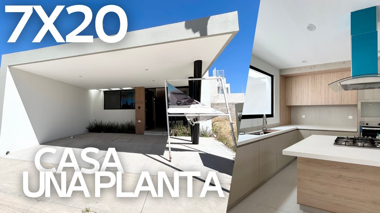 CASA DE UNA PLANTA | Acabados Residenciales | 7X20