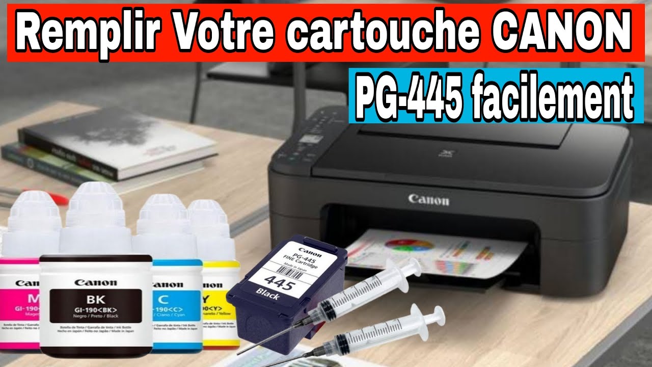 Метод заправки картриджа принтера Canon PIXMA TS3340 или MG2450s