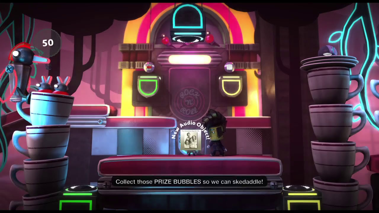 Let's Play (no talk) LittleBigPlanet 3 - PS4 [Diner level]